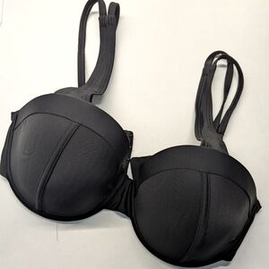 Gabifresh x Swimsuit for all black padded bikini top or bra sz D/DD
